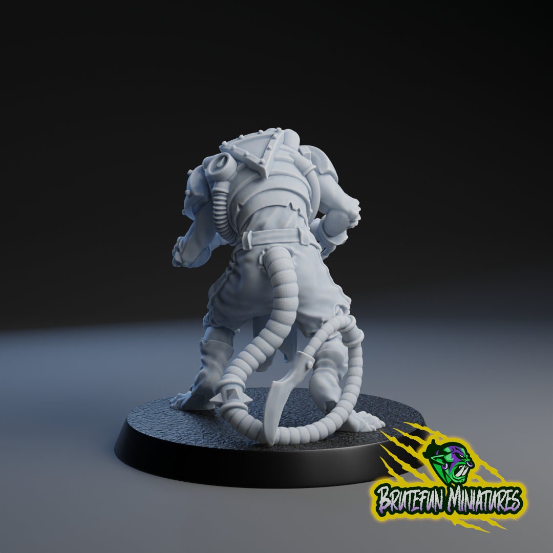 Linemen 2 | Fantasy Football | Tech Rats | BruteFun Minatures