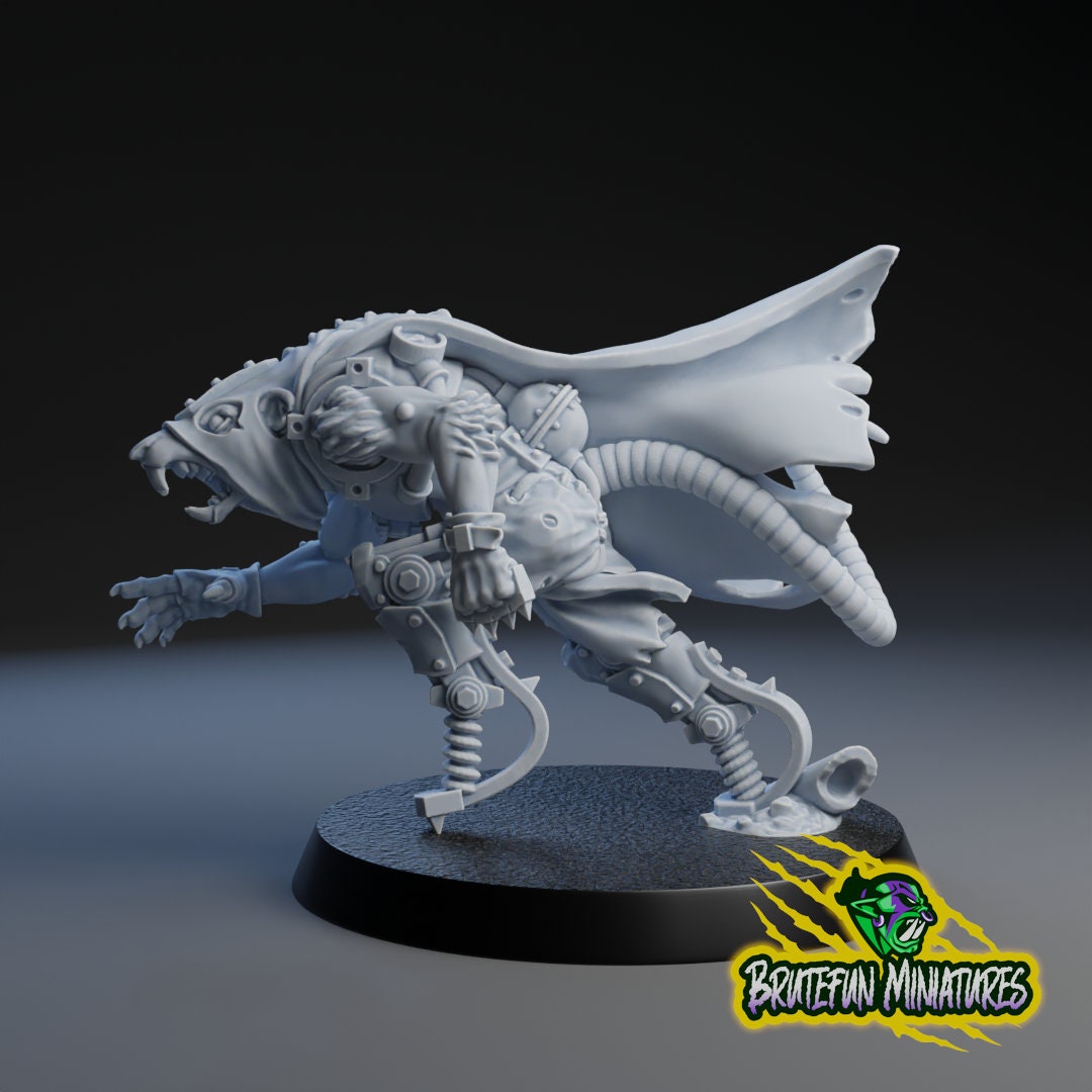 Runner 1 | Fantasy Football | Tech Rats | BruteFun Minatures