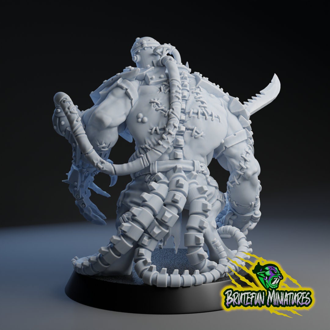 Tech Rat Ogre | Fantasy Football | Tech Rats | BruteFun Minatures