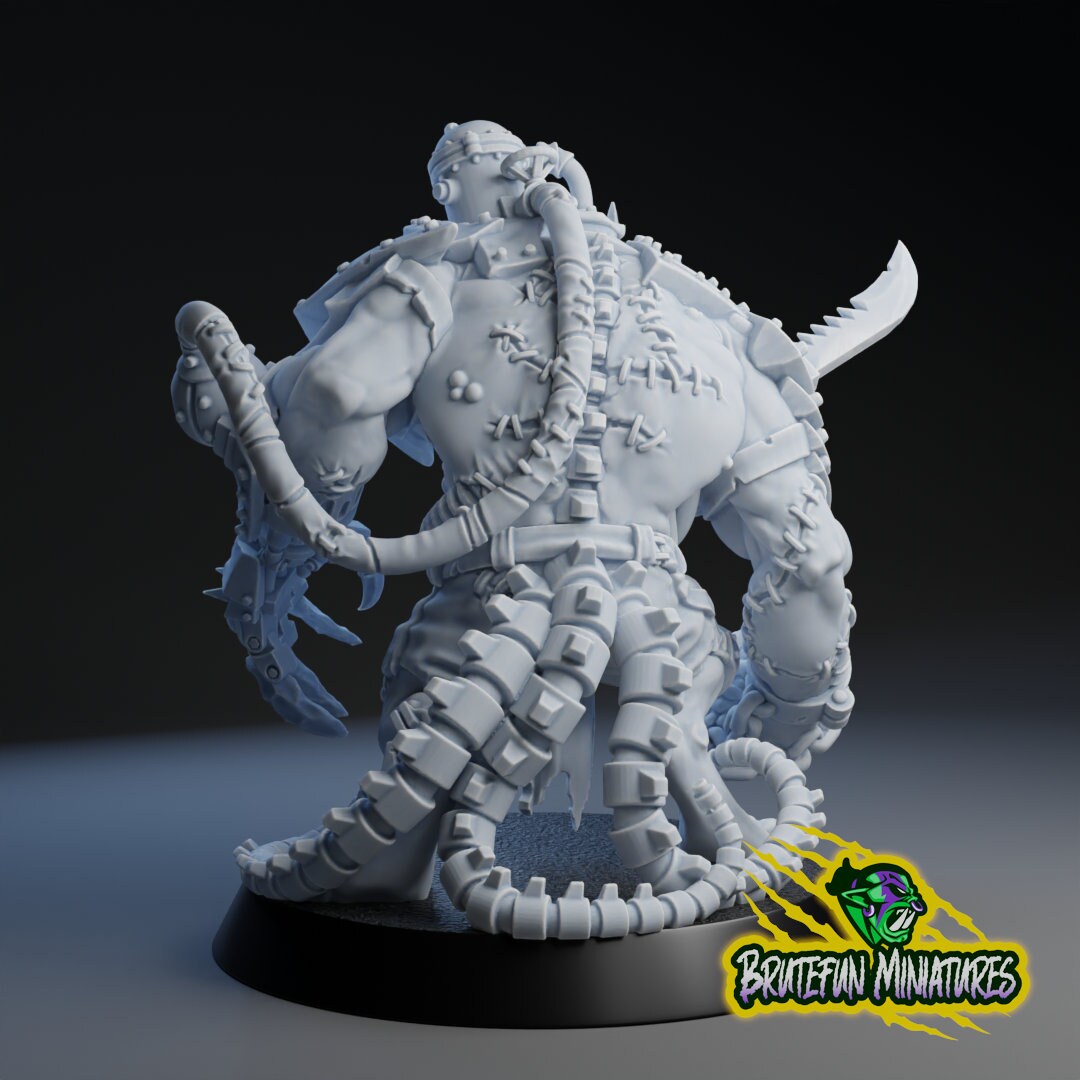 Tech Rat Ogre | Fantasy Football | Tech Rats | BruteFun Minatures
