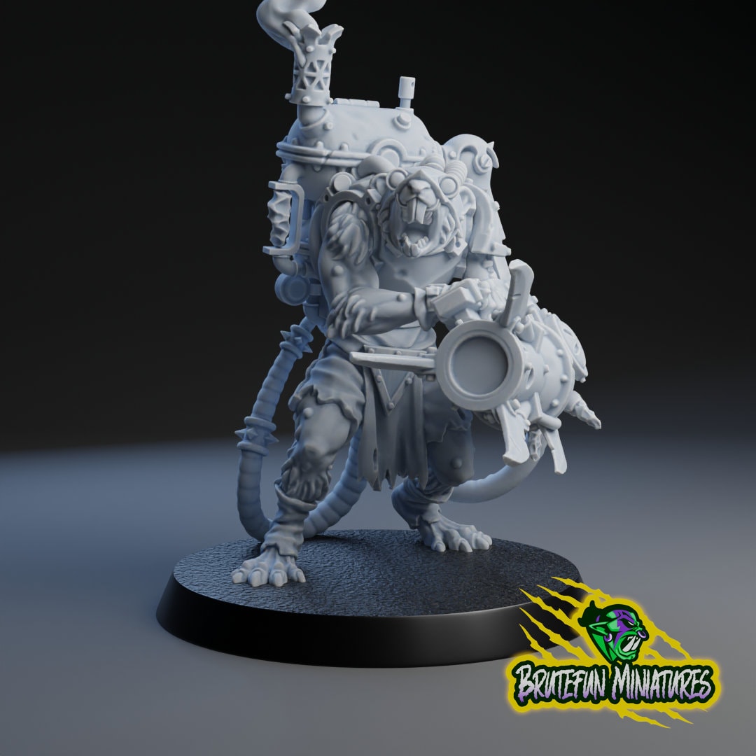 Thrower 1 | Fantasy Football | Tech Rats | BruteFun Minatures