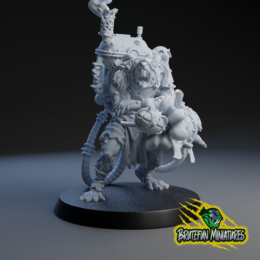 Thrower 1 | Fantasy Football | Tech Rats | BruteFun Minatures