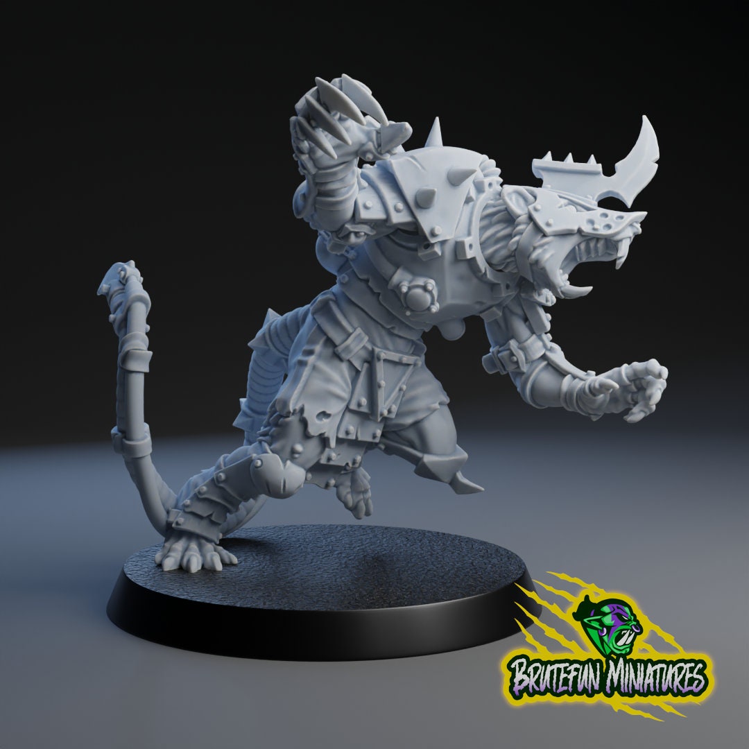 Blitzer 1 | Fantasy Football | Tech Rats | BruteFun Minatures