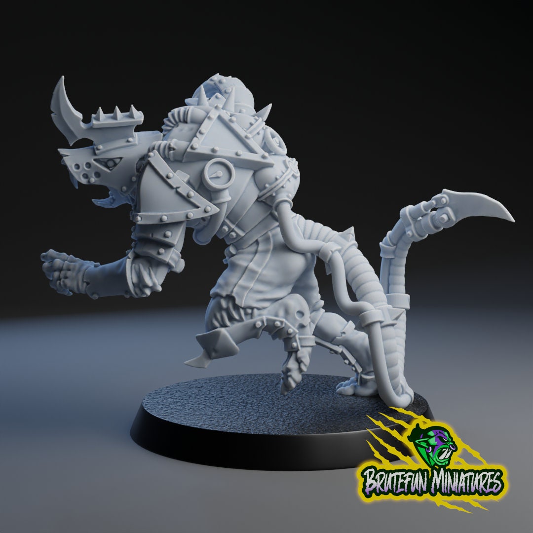 Blitzer 1 | Fantasy Football | Tech Rats | BruteFun Minatures