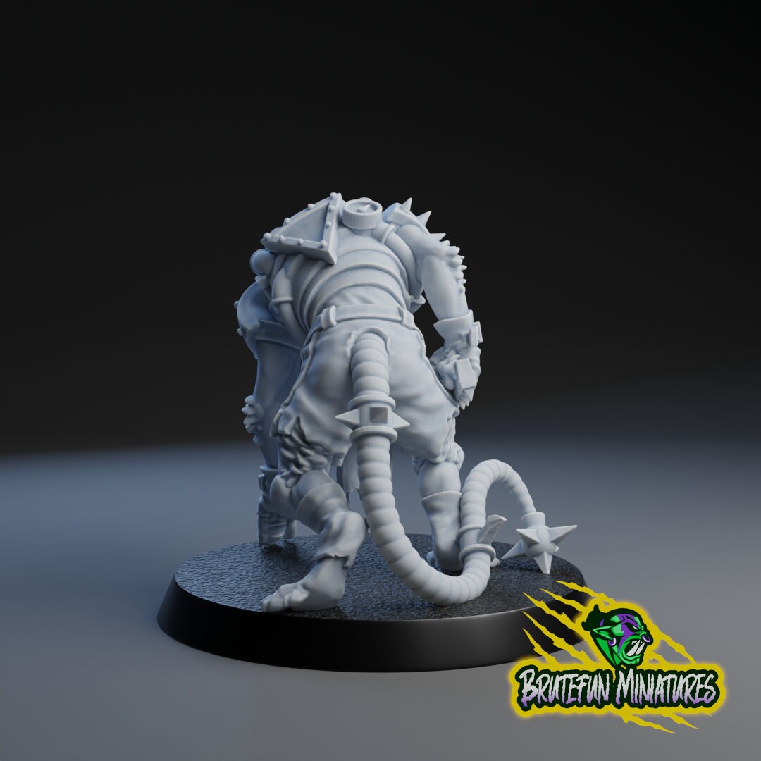 Linemen 1 | Fantasy Football | Tech Rats | BruteFun Minatures