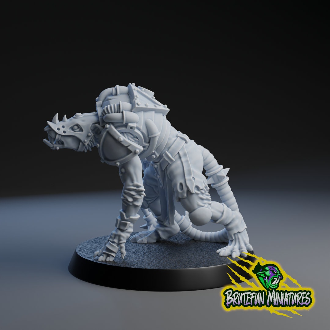 Linemen 1 | Fantasy Football | Tech Rats | BruteFun Minatures