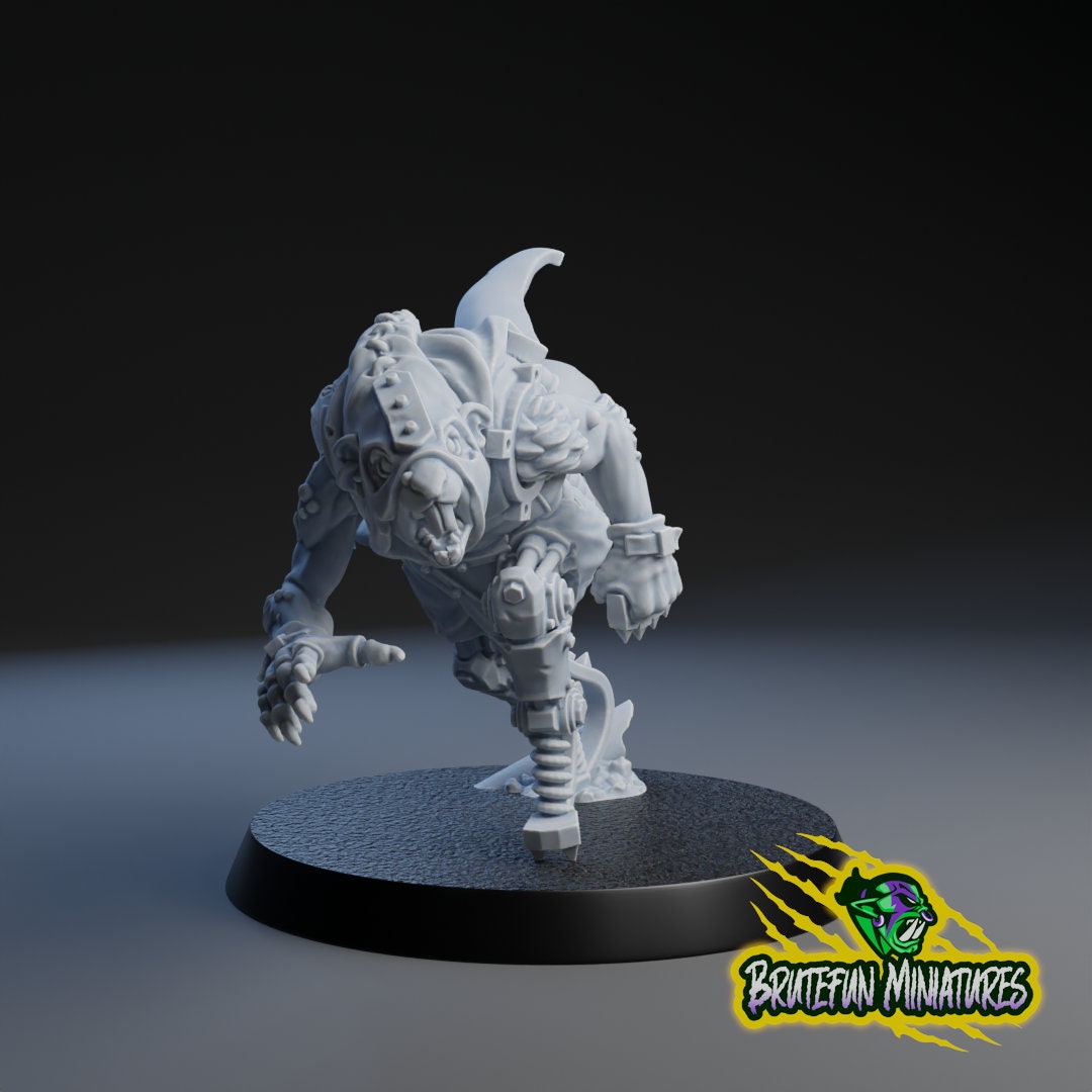 Runner 1 | Fantasy Football | Tech Rats | BruteFun Minatures