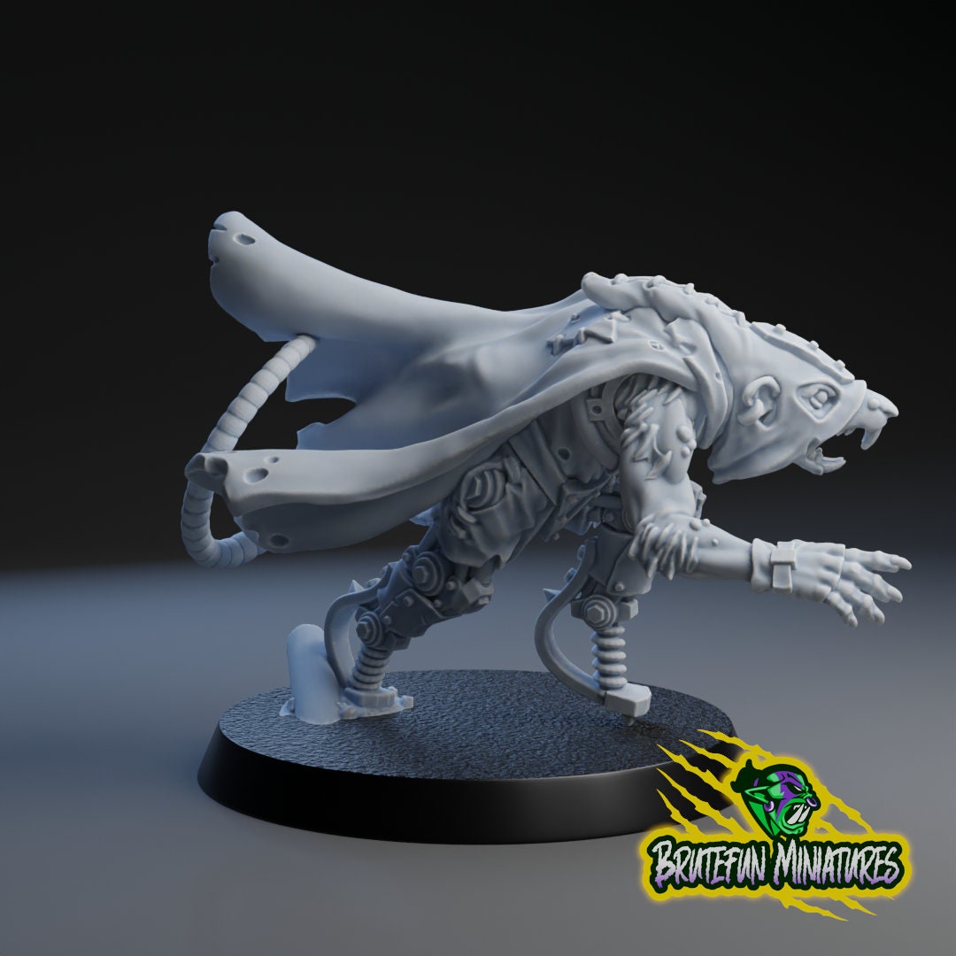Runner 1 | Fantasy Football | Tech Rats | BruteFun Minatures