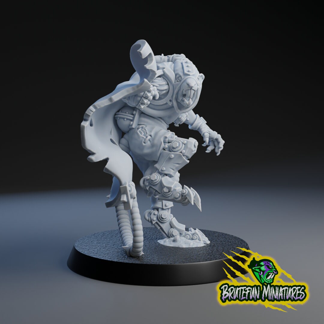 Runner 2 | Fantasy Football | Tech Rats | BruteFun Minatures