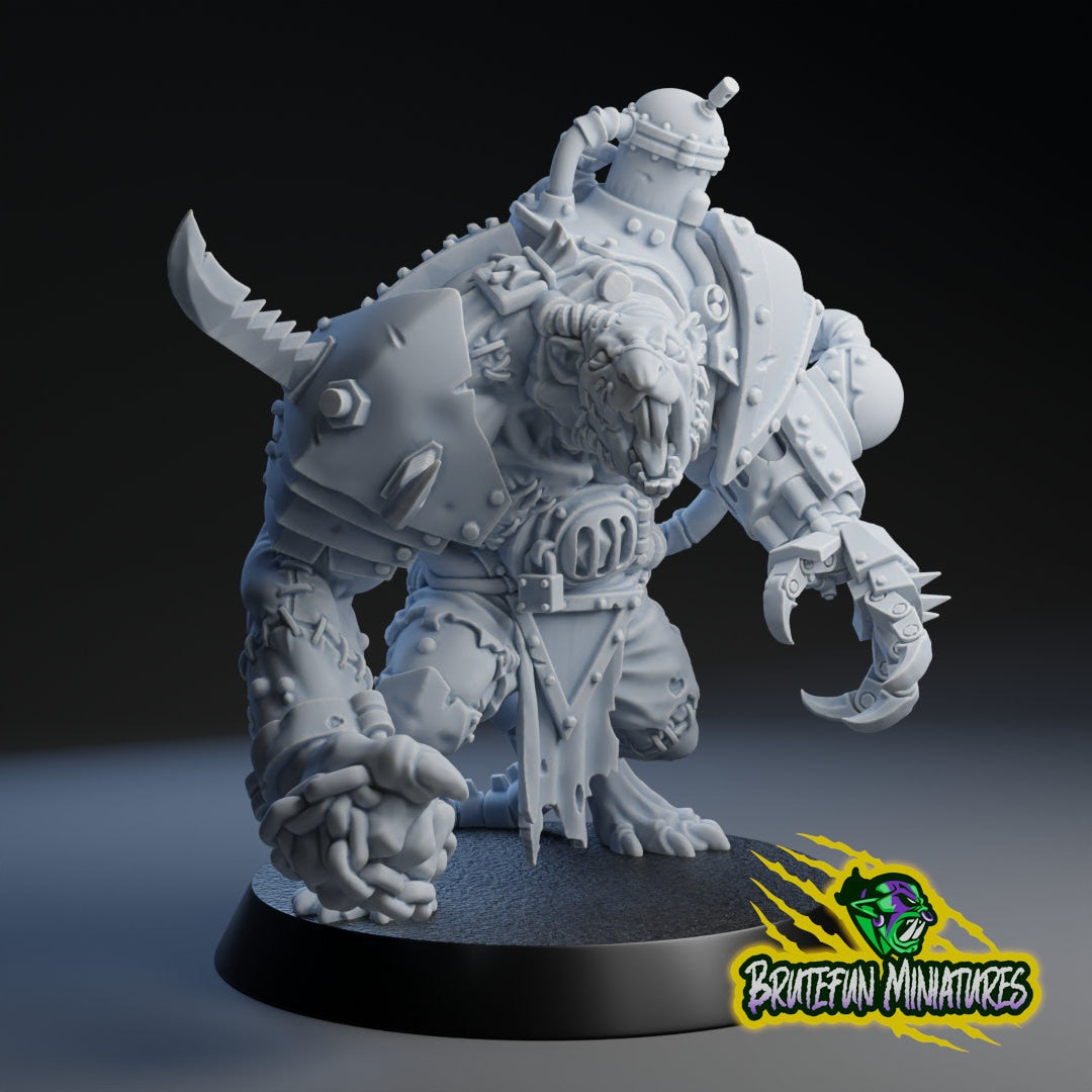 Tech Rat Ogre | Fantasy Football | Tech Rats | BruteFun Minatures