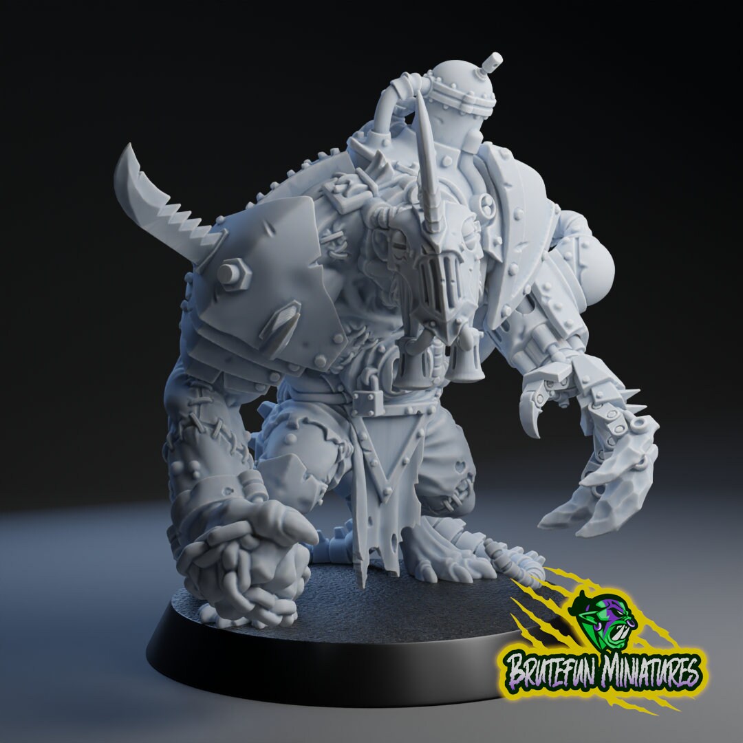 Tech Rat Ogre | Fantasy Football | Tech Rats | BruteFun Minatures