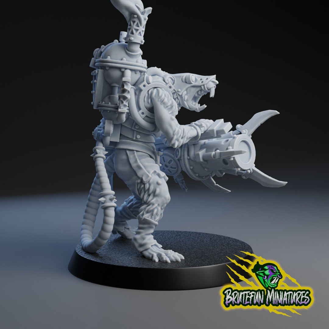 Thrower 1 | Fantasy Football | Tech Rats | BruteFun Minatures