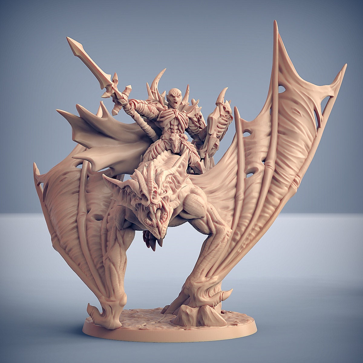 Drakenmir on Bonelord | 32mm Scale | 50mm Base |The Bloodhunt | Artisan Guild