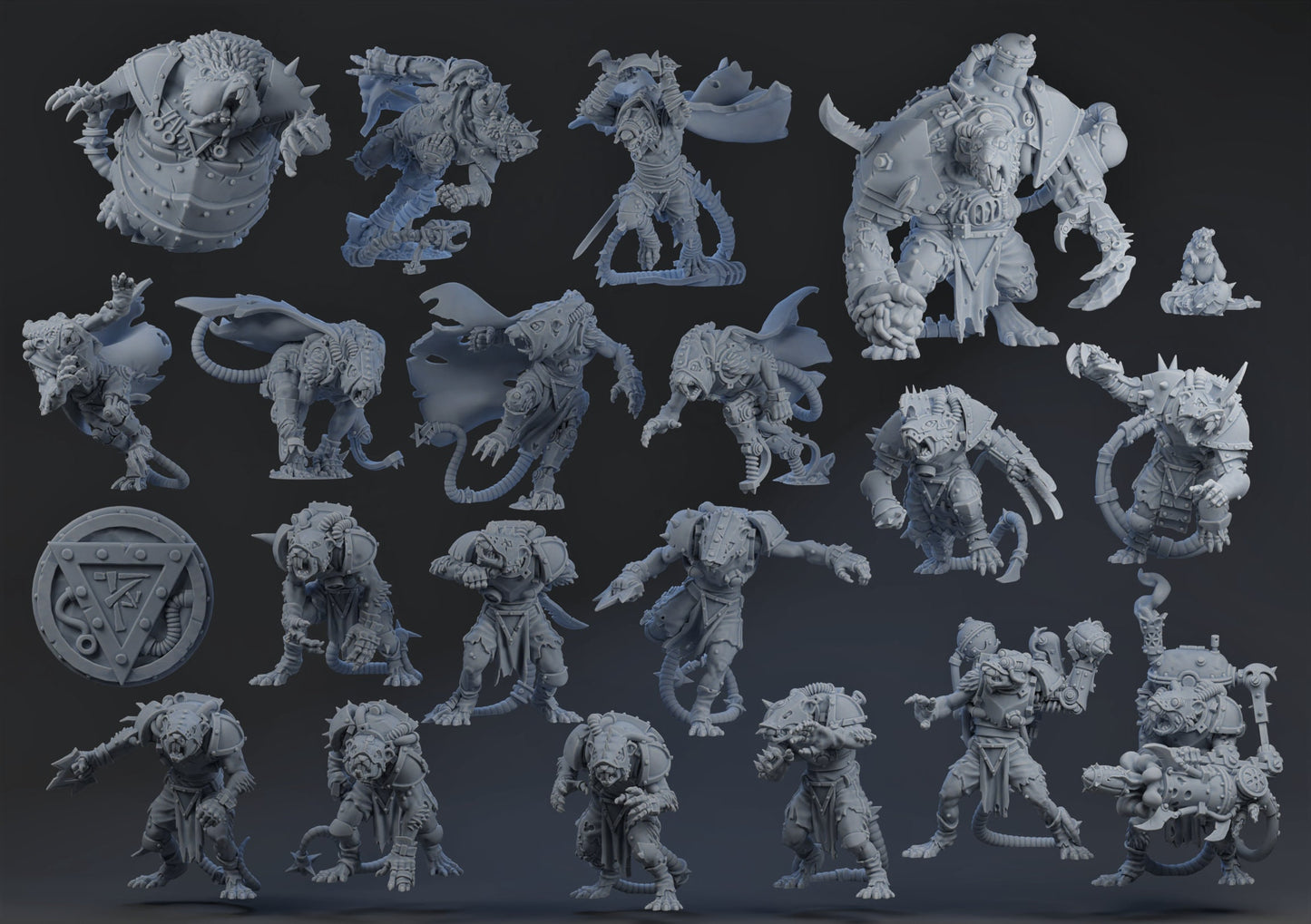Tech Rats Team | Fantasy Football | Tech Rats | BruteFun Minatures