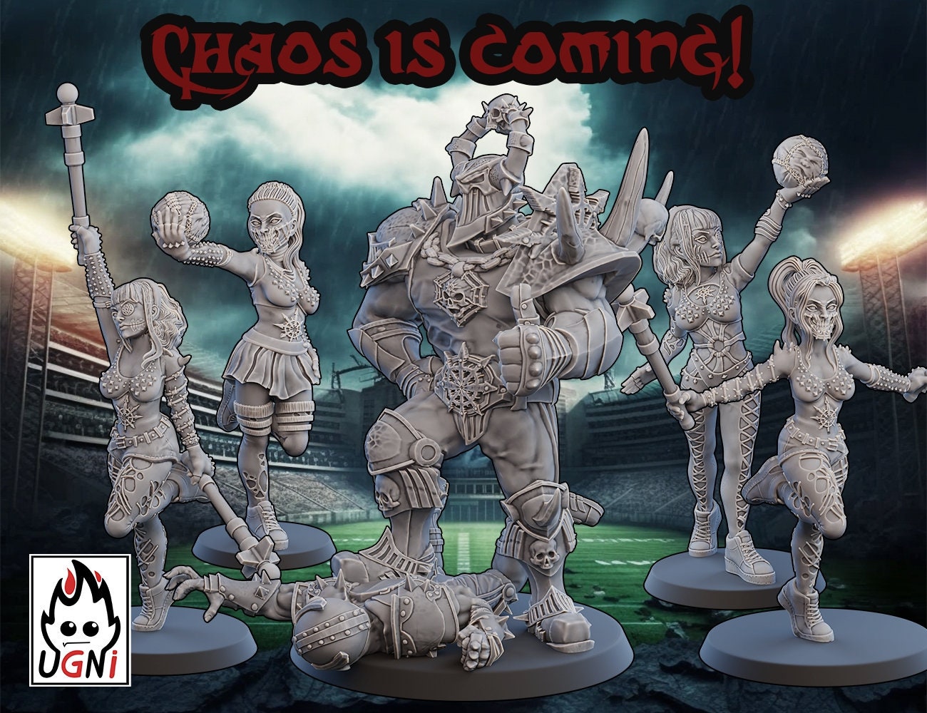 King Bordak | Star Player | Fantasy Football | Ugni Miniatures