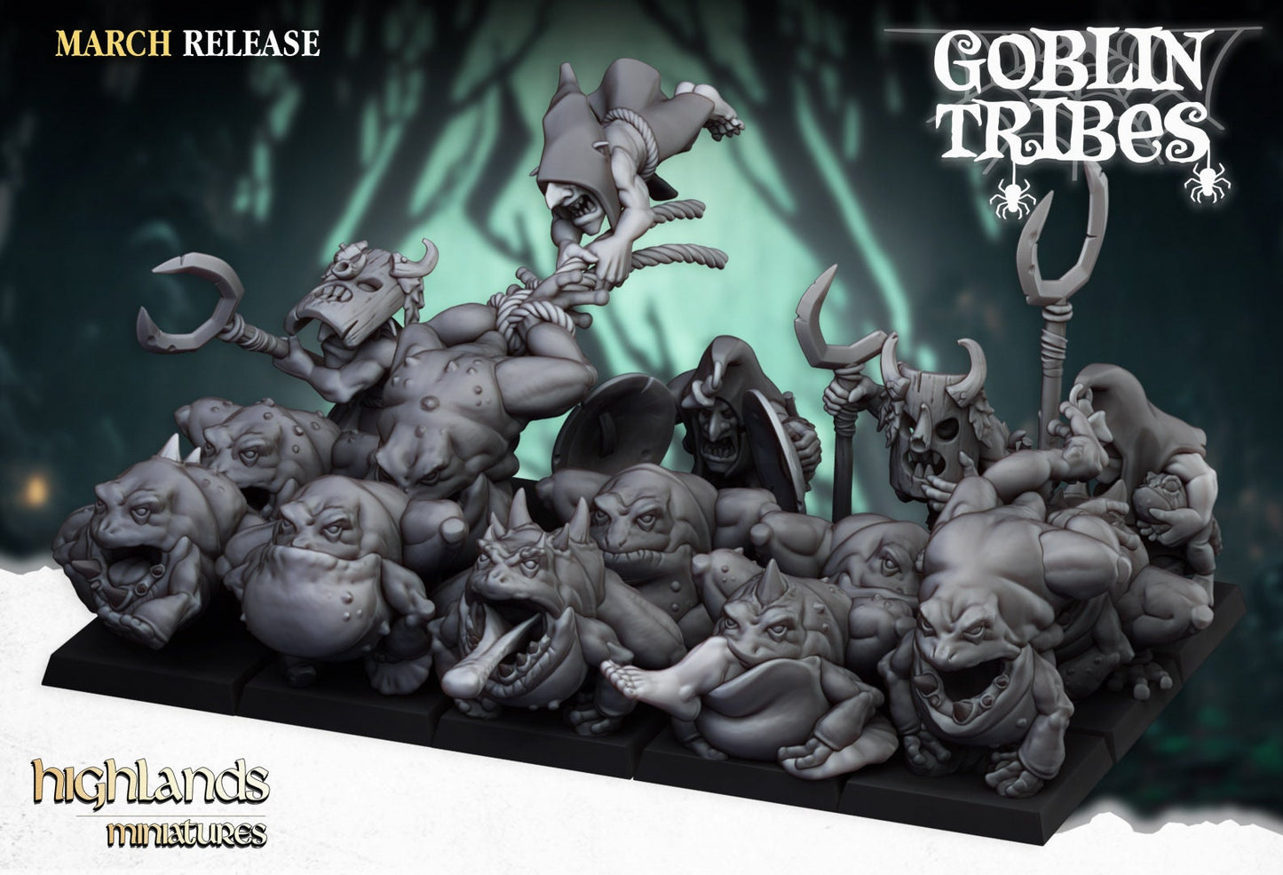 Frog Herders | Medium | Goblin Tribes | Highlands Miniatures