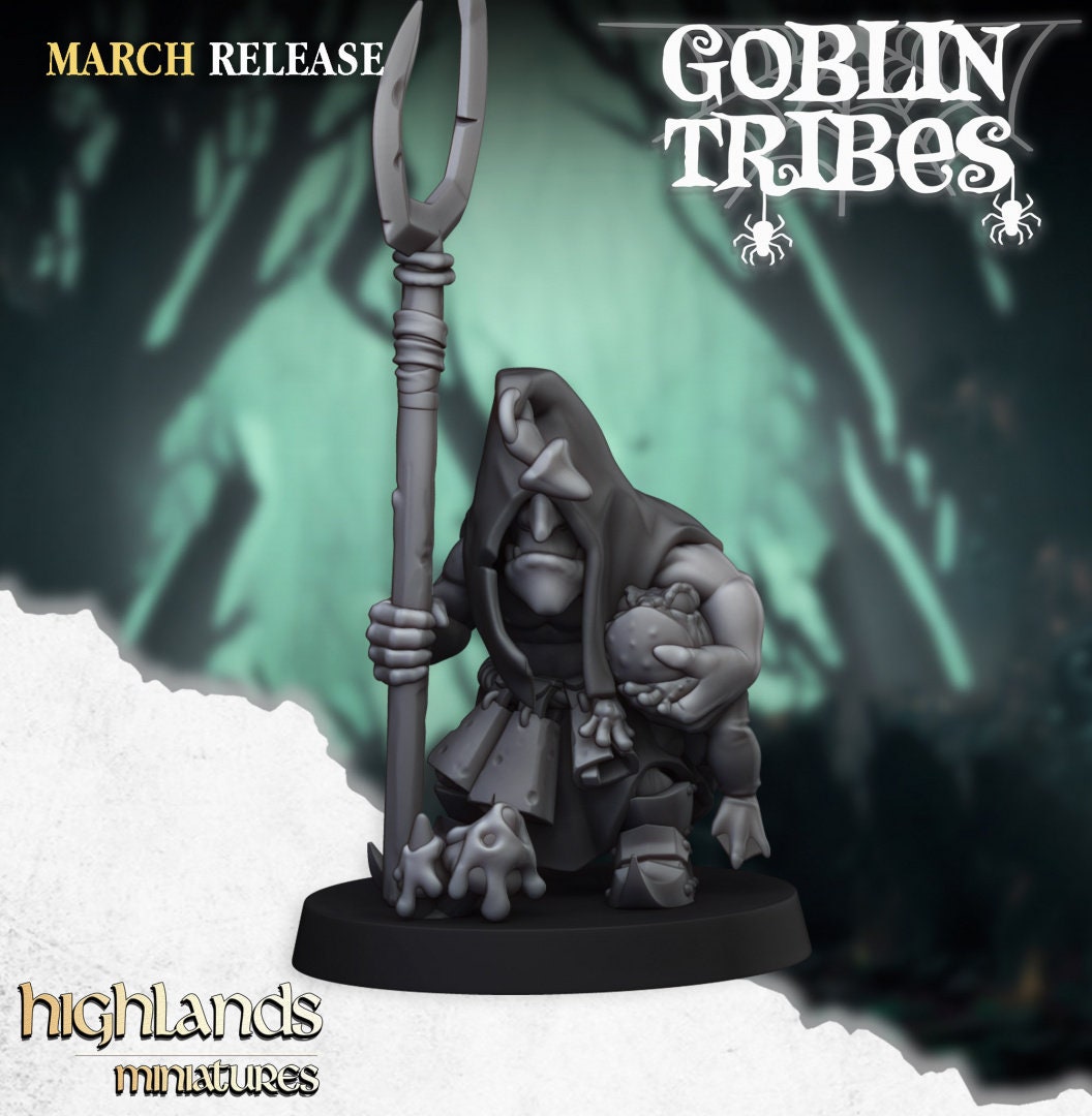 Frog Herders | Medium | Goblin Tribes | Highlands Miniatures