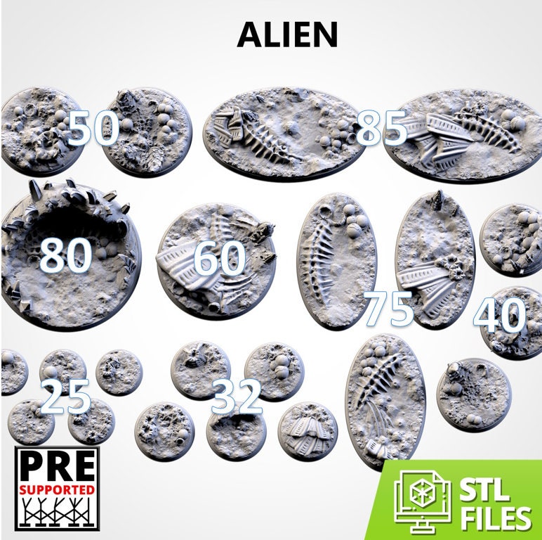 Alien | Resin Bases | Txarli