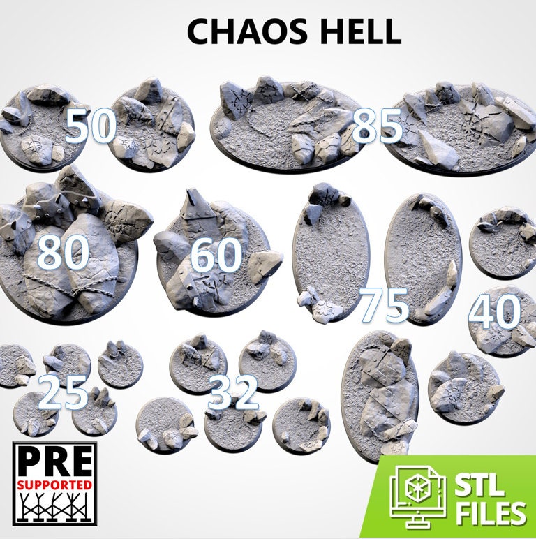 Chaos Hell | Resin Bases | Txarli