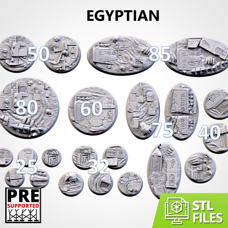 Egyptian | Resin Bases | Txarli