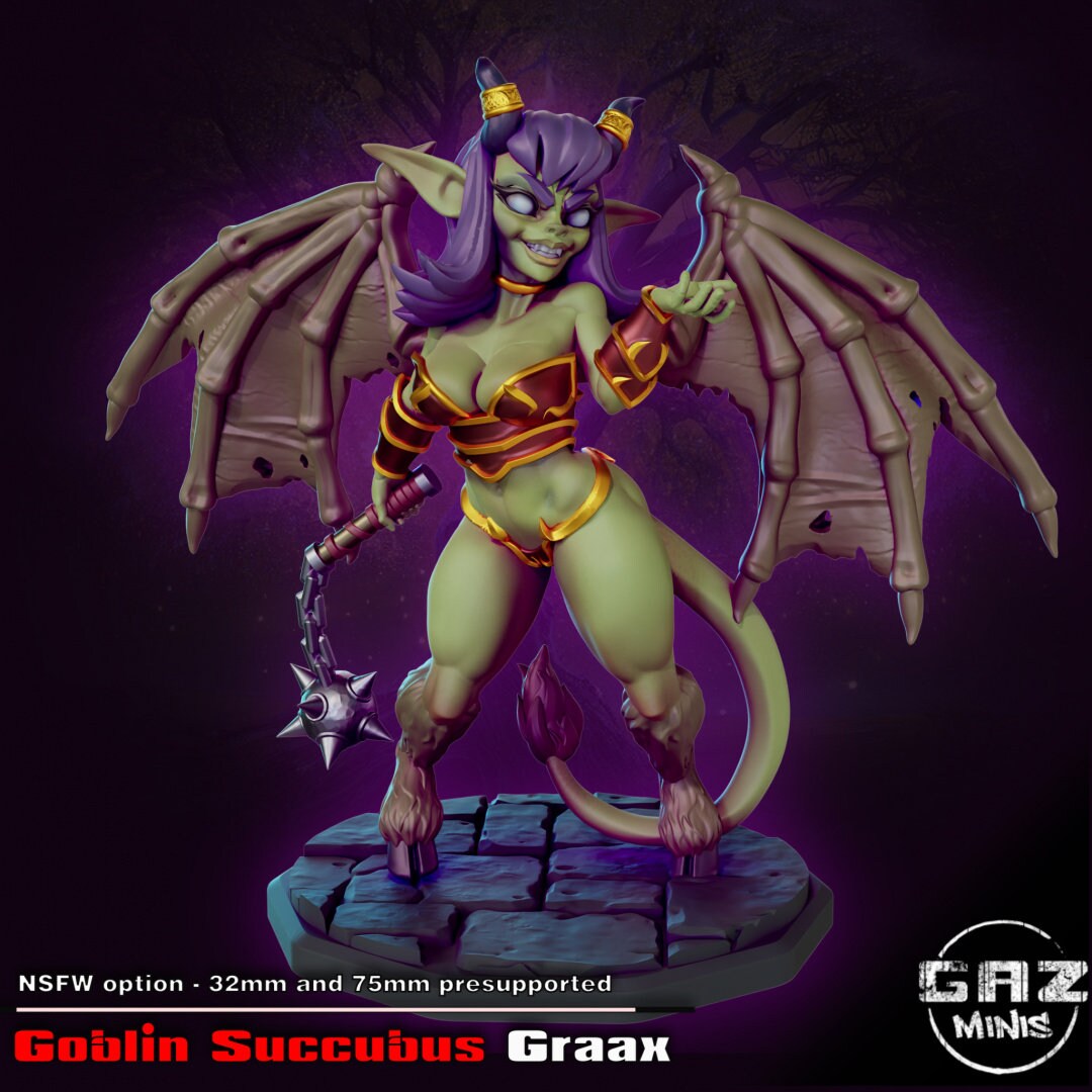 Graax the Succubus | Medium | 32mm | Gaz Minis