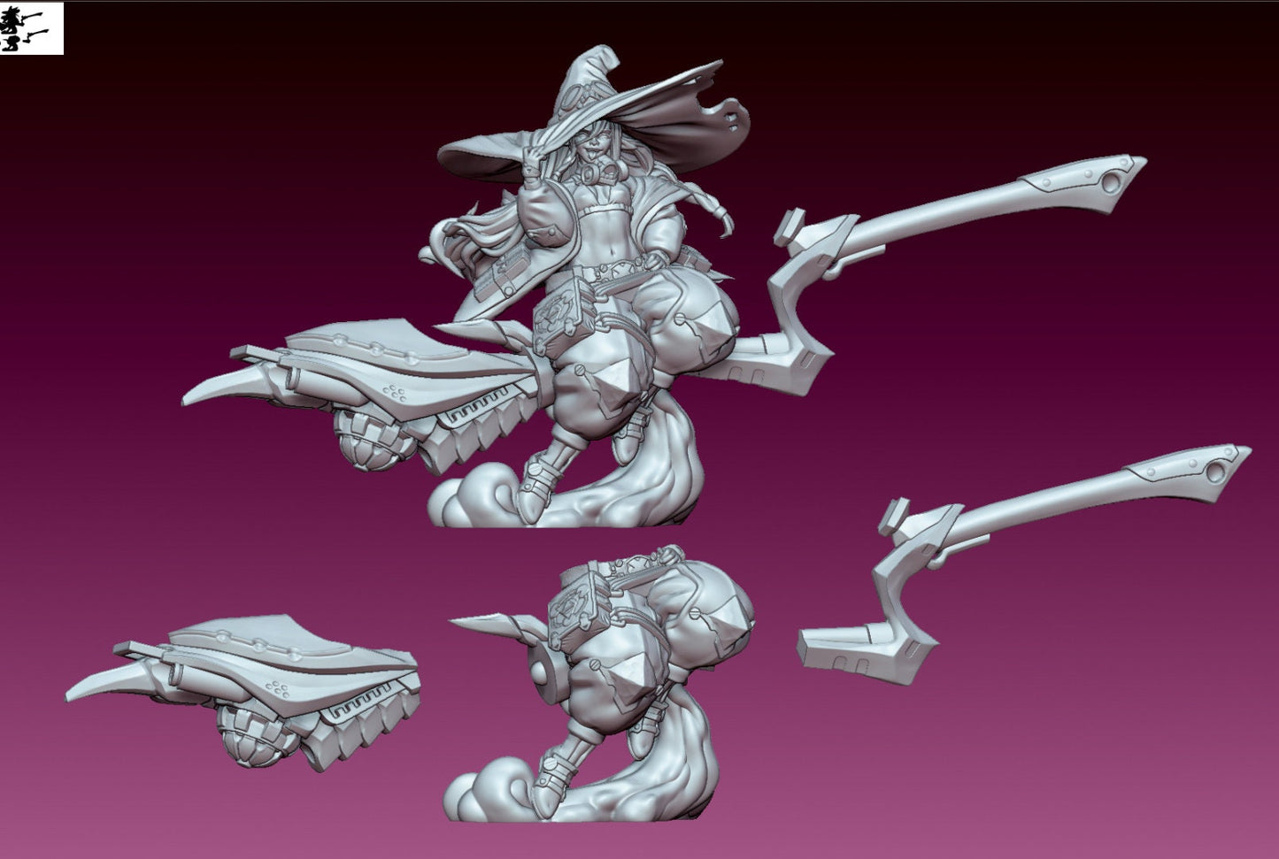 Nimue | Goblin Witch | Medium | 32mm | Gaz Minis