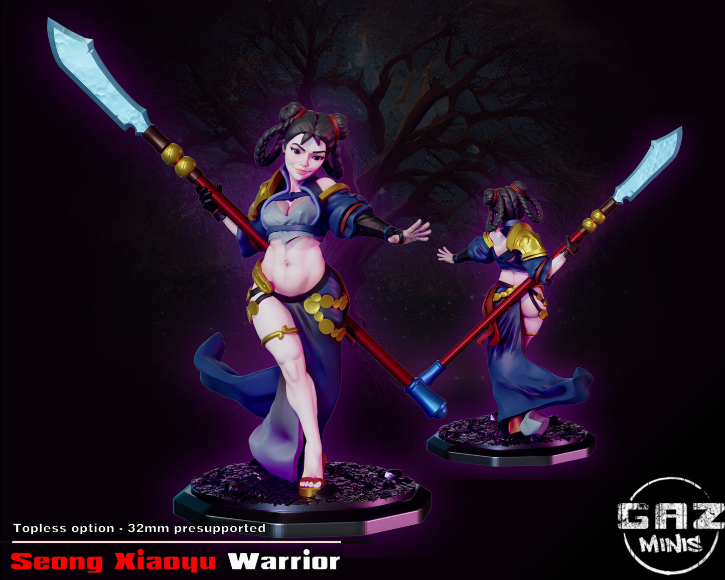 Wuxia warrior | Medium | 32mm | Gaz Minis