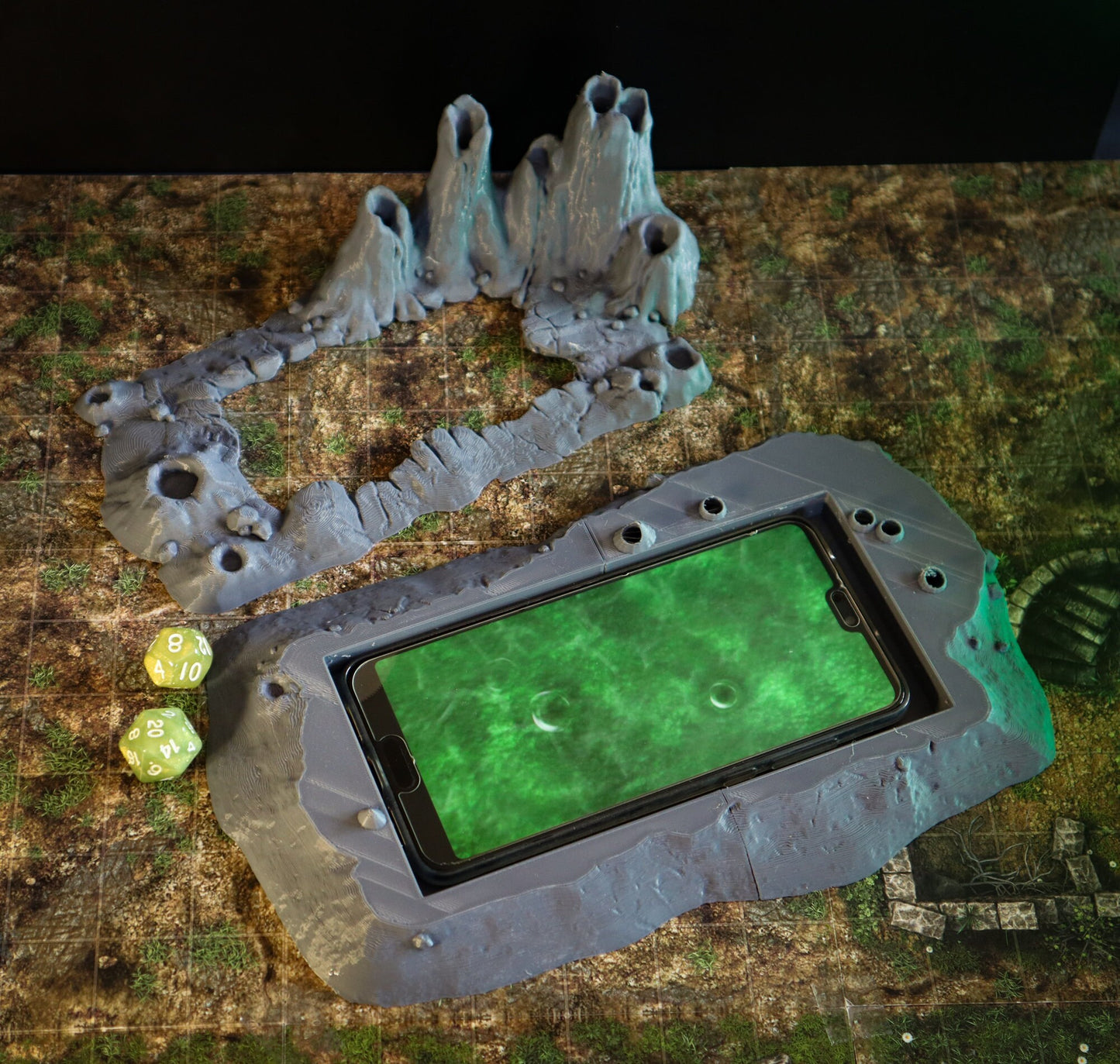 Acid Lake | Phone Screen Portal | Calling Portals | Black Scrolls Games