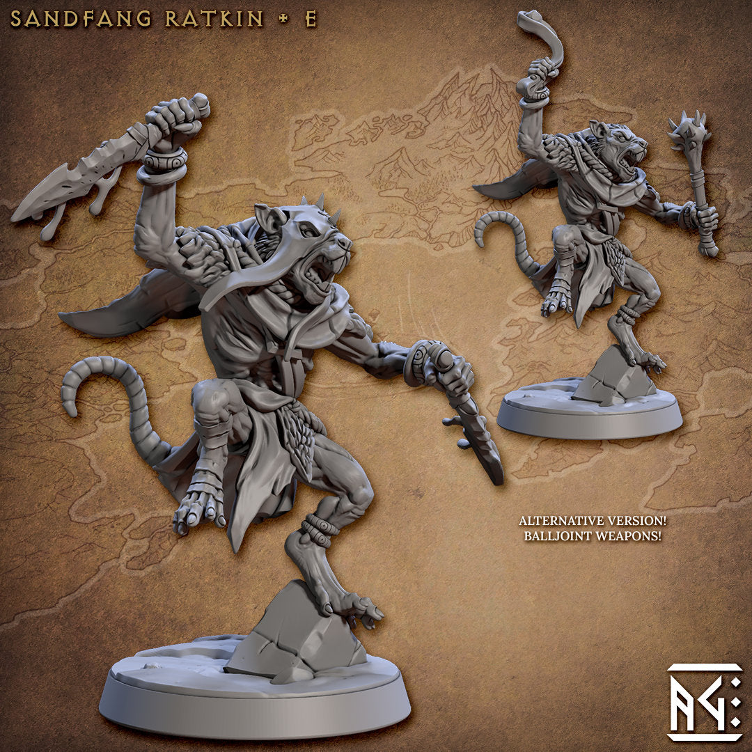 Sandfang Ratkin | Medium | 32mm | Artisan Guild | Sandfang Ratkin