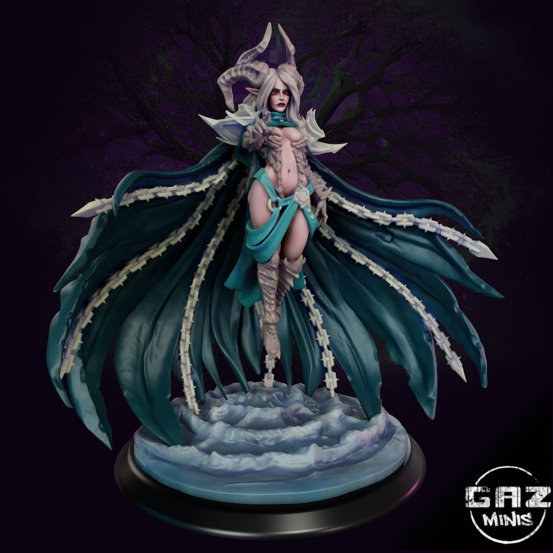 Devilin Witch Queen | Large | 50mm Base | Gaz Minis
