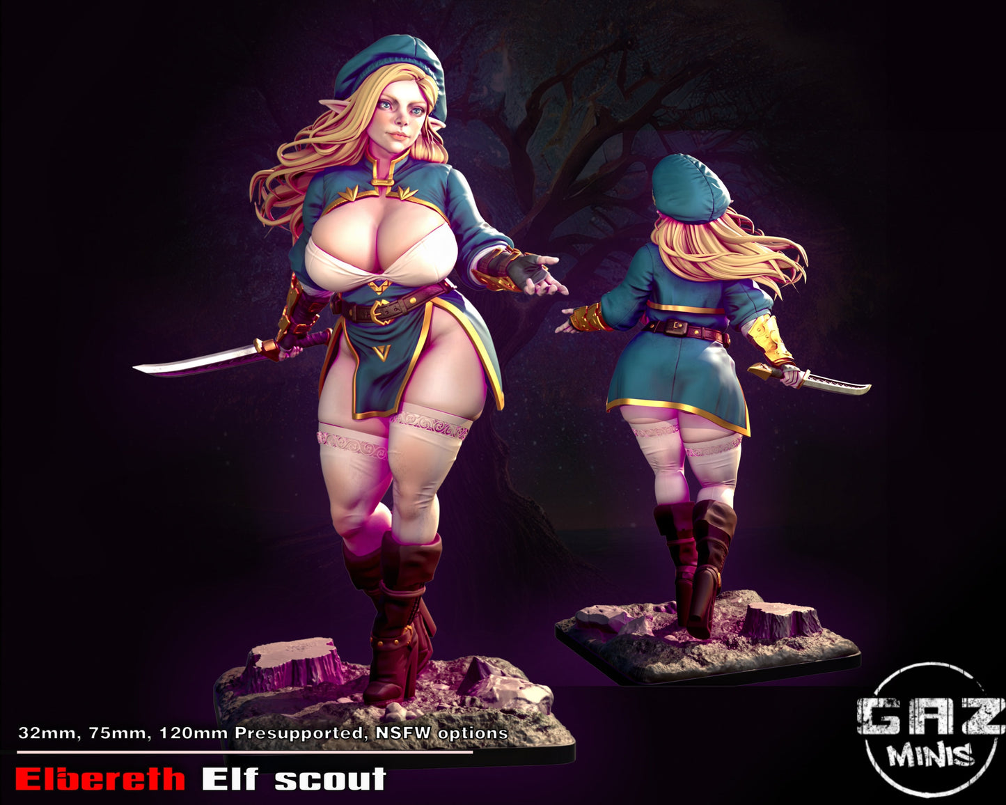 Elbereth | Elf Scout | Medium | 32mm | Gaz Minis