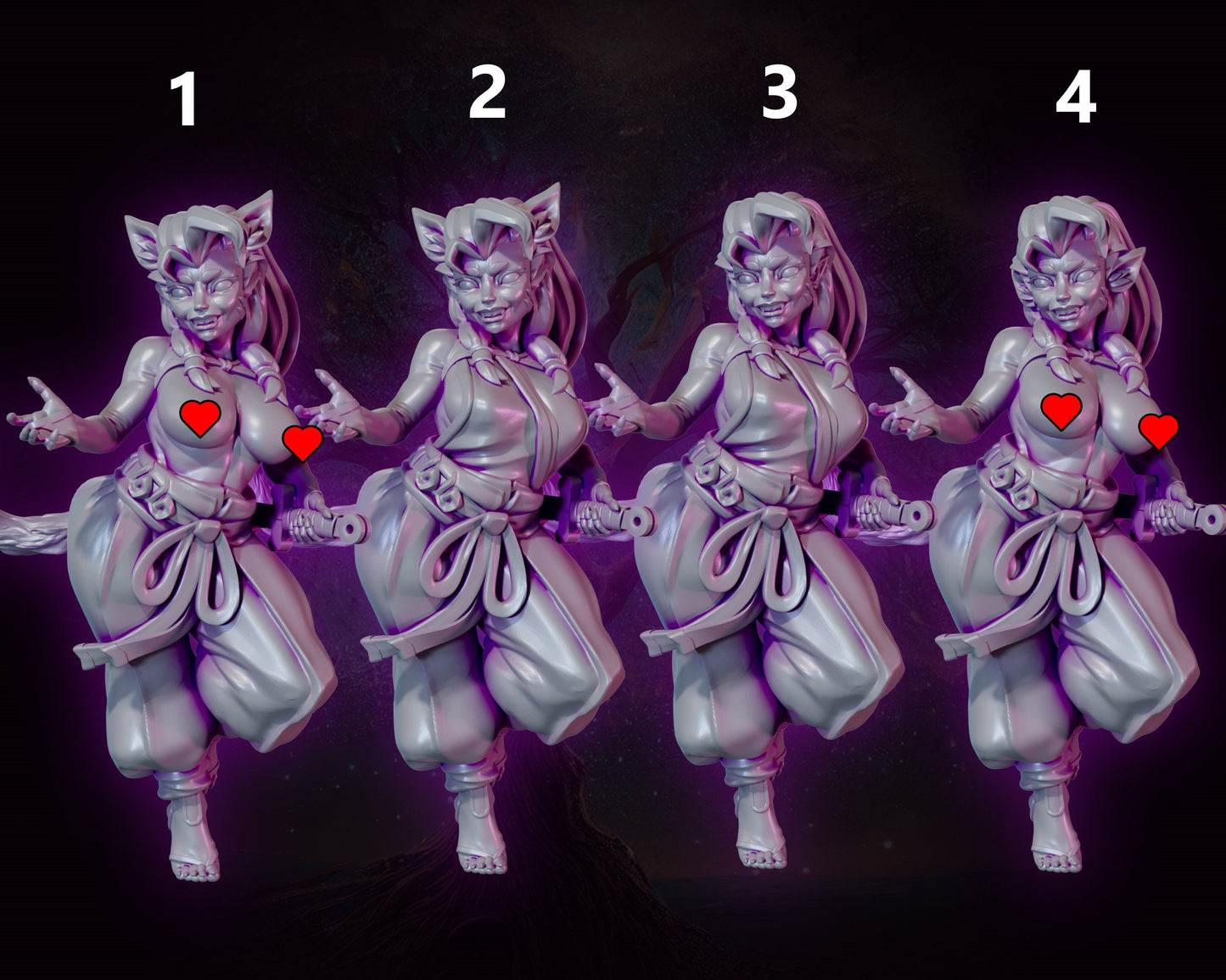 Nisha Tiger Girl | Medium | 32mm | Gaz Minis