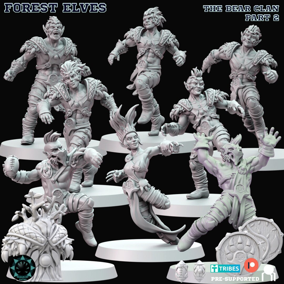 Forest Elf Team | Fantasy Football | Realm of Paths