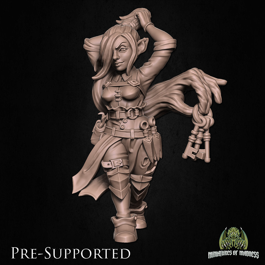 Meena Mocklaw | Gnome Trickster | Medium | Miniatures of Madness