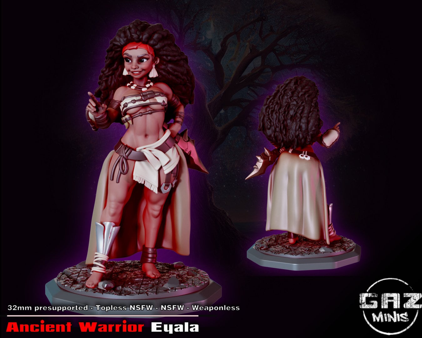 Ancient Warrior Eyala | Medium | 32mm | Gaz Minis