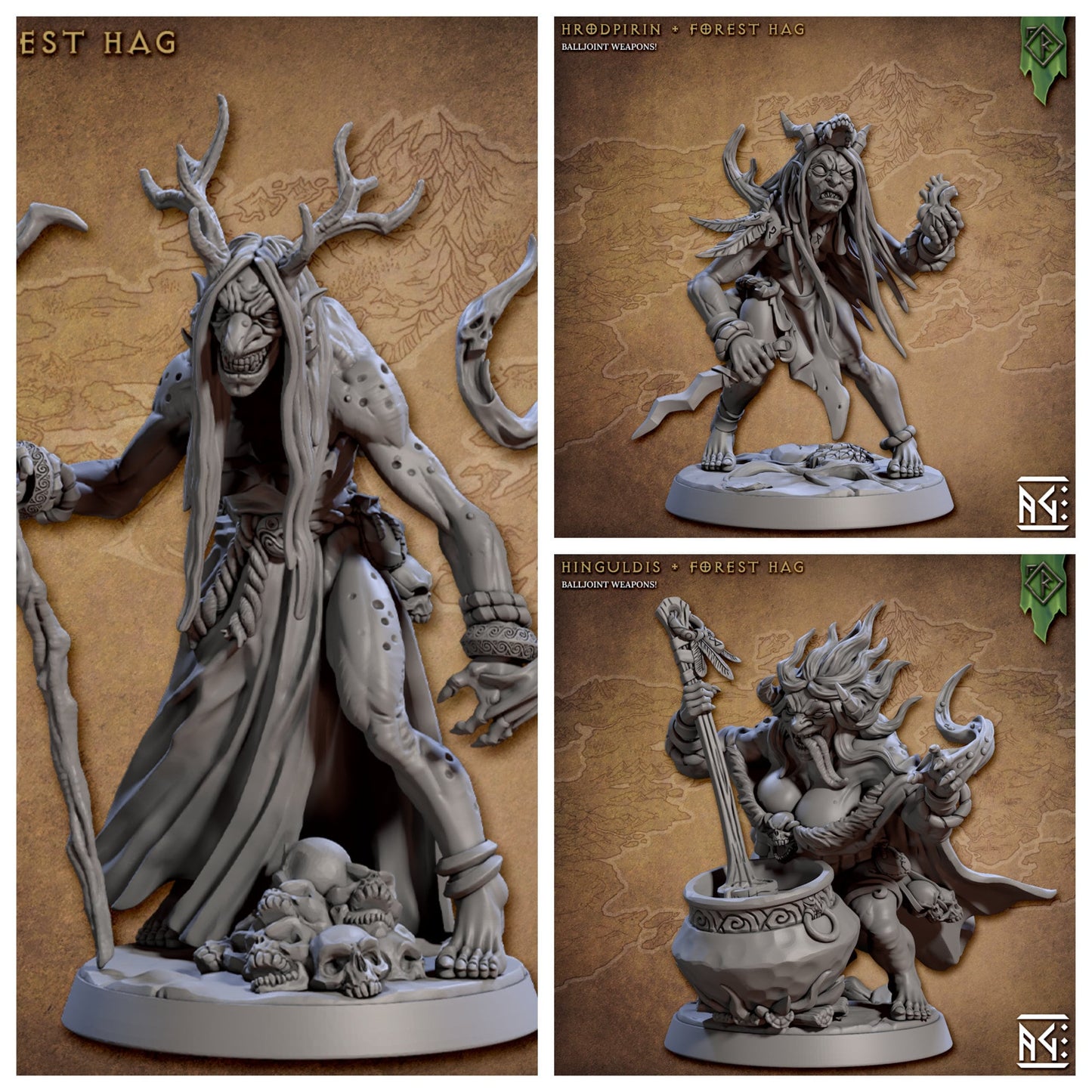 Hinguldis | Forest Hag | 32mm | Temple of Arba | AG