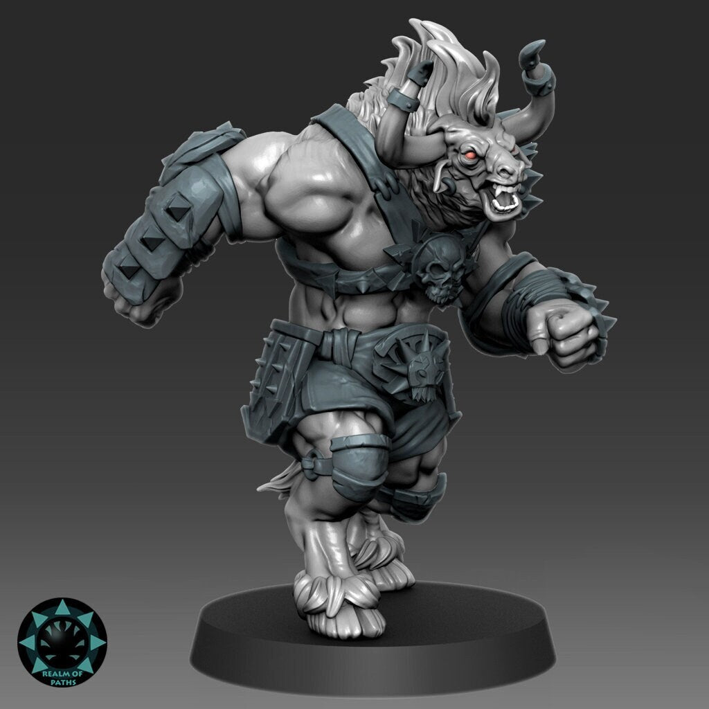 Minotaur | Big Guy | Fantasy Football | Realm of Paths | Abyss Warriors