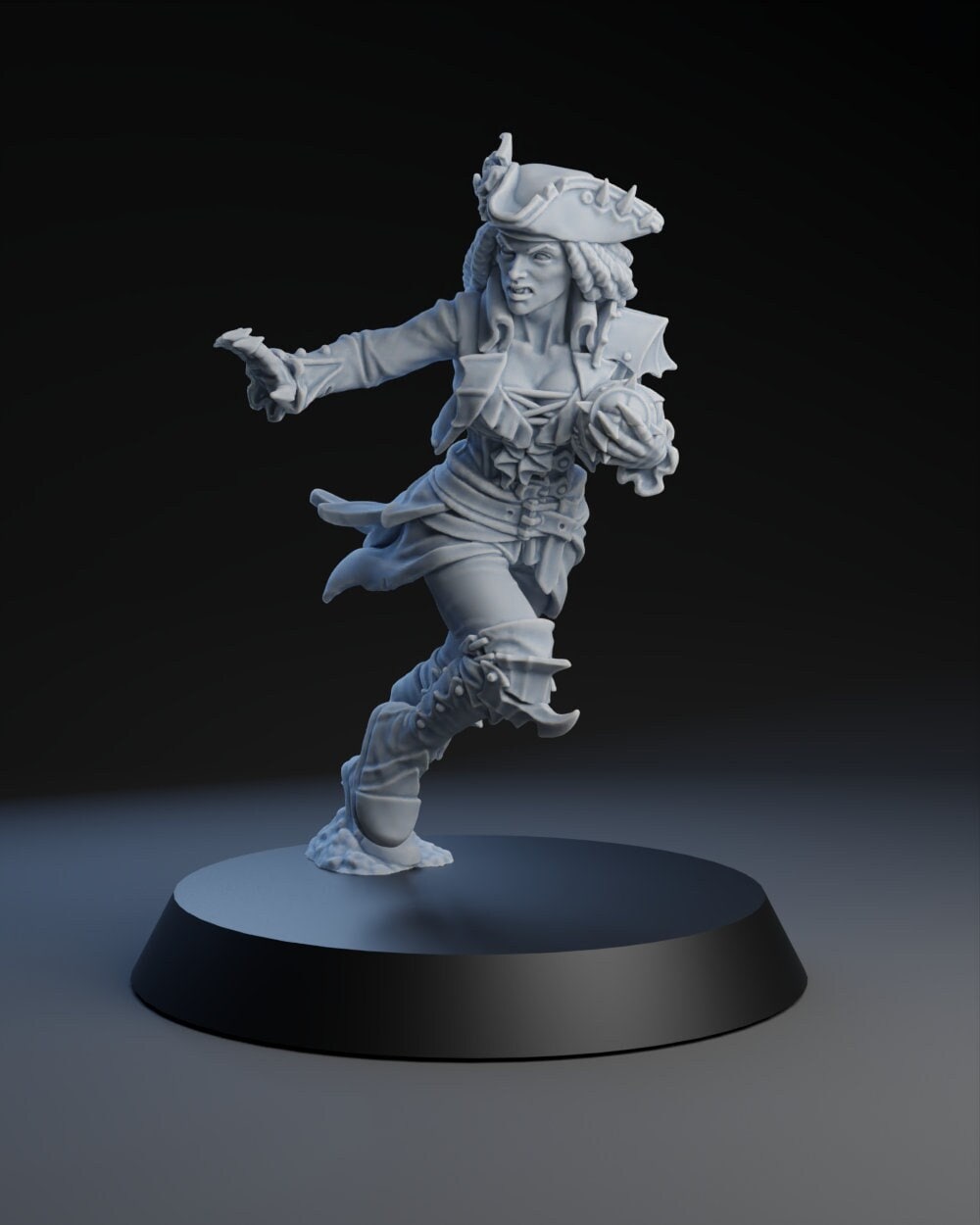 Vampire Captain | Vampire Star Player | Vampire Team | Fantasy Football | BruteFun Minatures