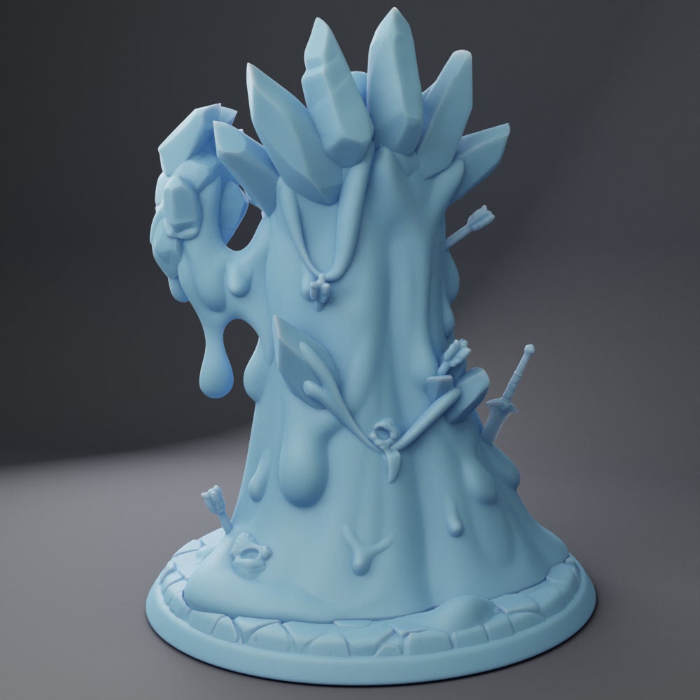 Slime | Large | 32mm | Level 99 Miniatures | Twin Goddess Miniatures | Dungeons and Dragons TTRPG