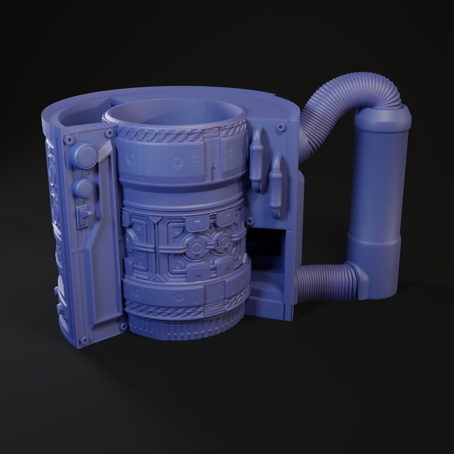 Sci-Fi Dice Mug | Sip & Rollers | Dungeons and Dragons | TTRPG | Health Tracker | Dice Tower | Dungeon Master | Curations by Kira