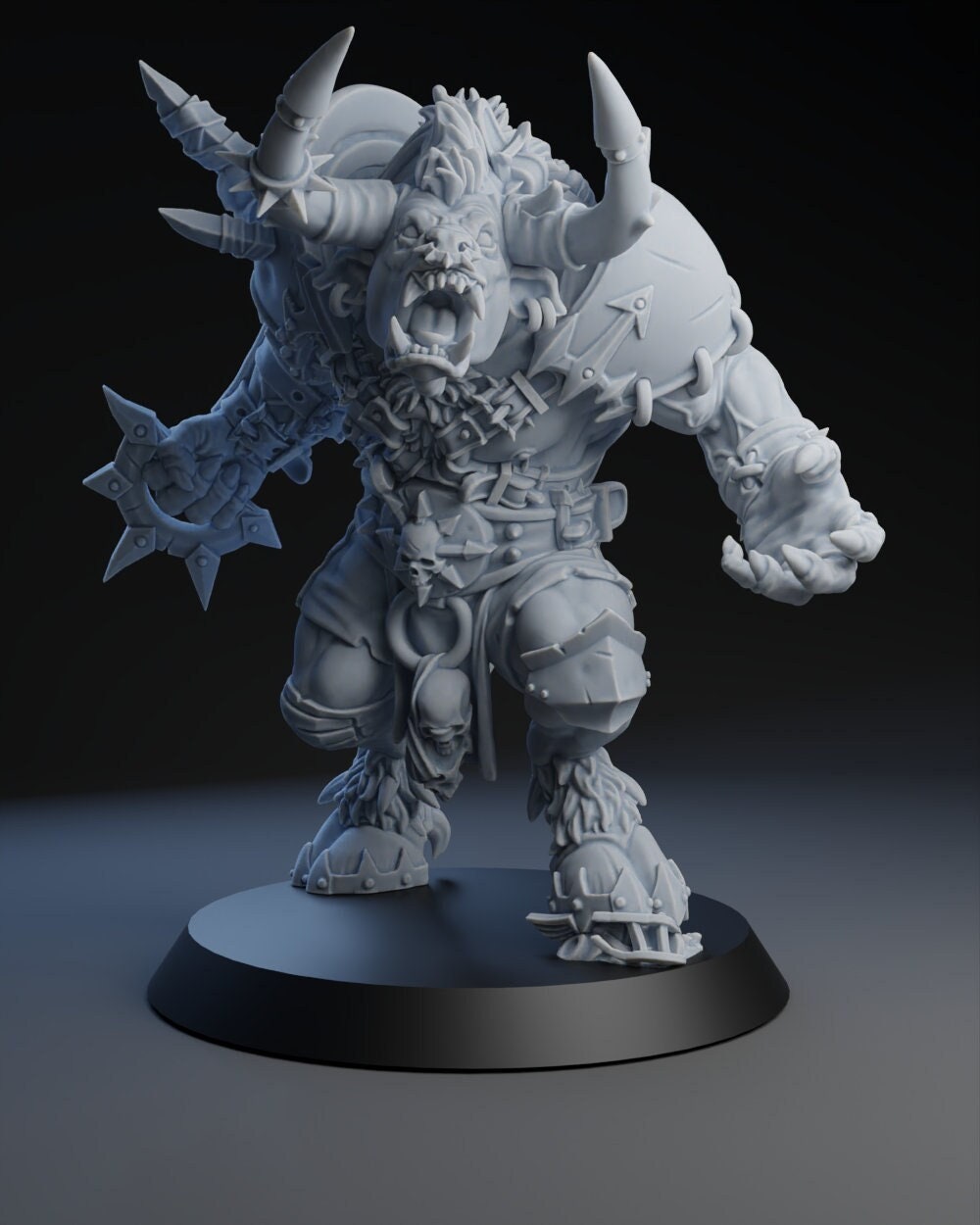 Chaotic Minotaur | Star Player | Fantasy Football | BruteFun Minatures