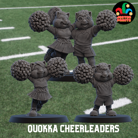 Quokka Cheerleaders | Australian Team Proxy | Fantasy Football | Jester Prints