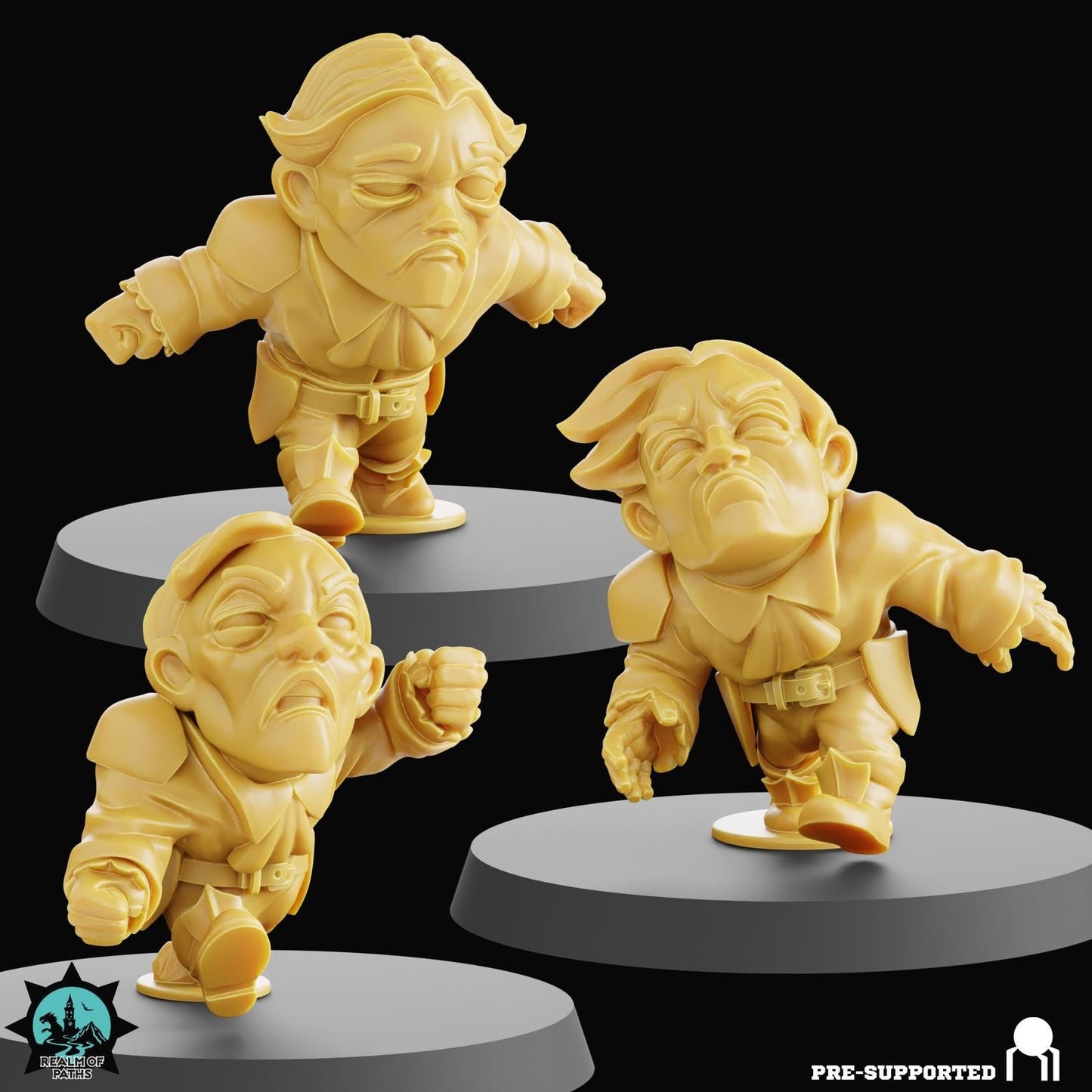 Blood Drop | Vampire Team | Fantasy Football | Realm of Paths | 3D Printed Miniature | 8K Quality Resin | Bases Included | TTRPG