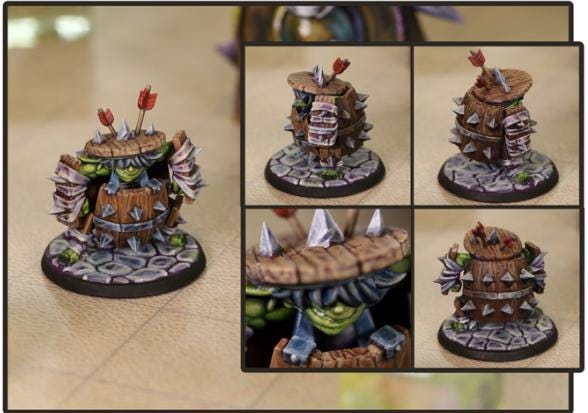 Barrell Goblin | Medium | 32mm | Twin Goddess Miniatures | Hold the Goblins | Goblin Encounter | Lost Mines of Phandelver