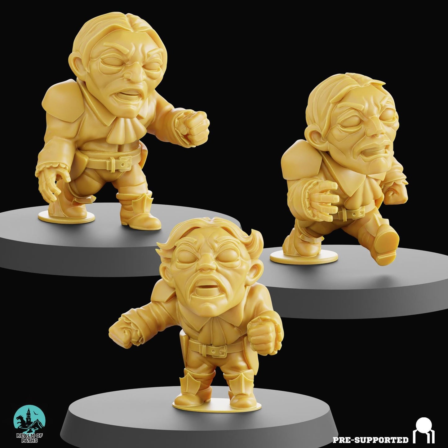 Blood Drop | Vampire Team | Fantasy Football | Realm of Paths | 3D Printed Miniature | 8K Quality Resin | Bases Included | TTRPG