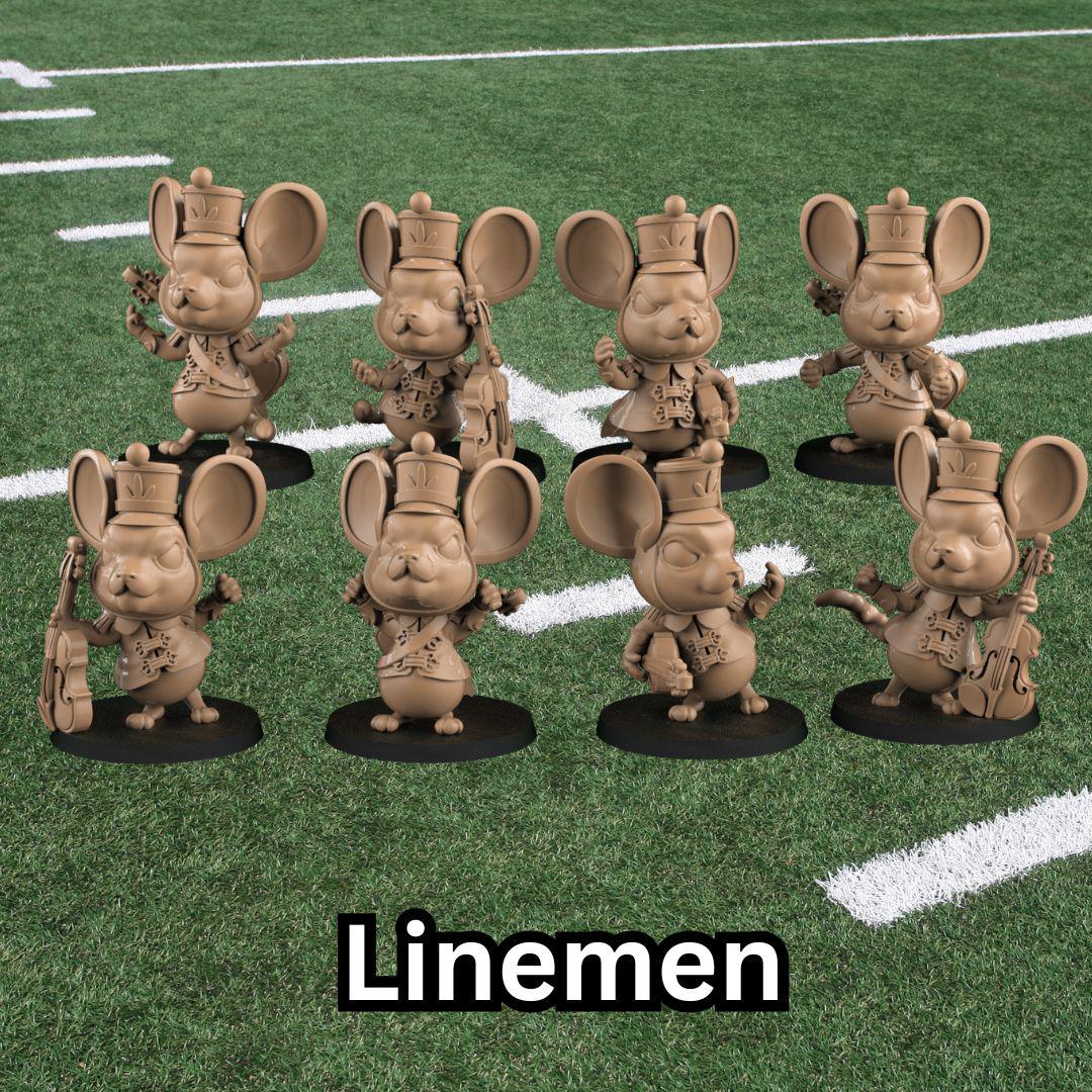 Mouse Orchestra Team | Fantasy Football | Crosslances | 8K Resin Quality | Dungeons and Dragons | TTRPG