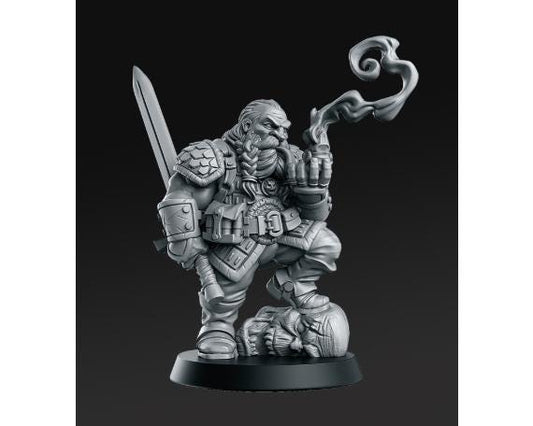 Garaldir | Dwarf Monster Hunter | Medium | Dungeons and Dragons | TTRPG | RNE Studio