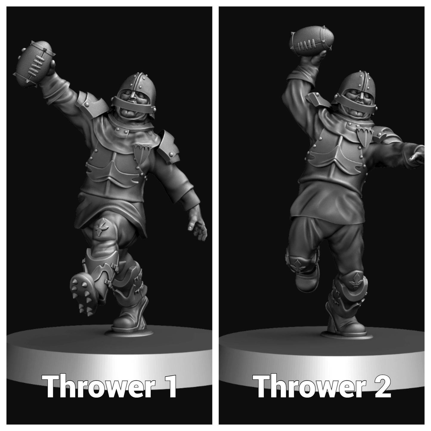 The Grail Guardians | Noble Team | Human Team | Fantasy Football | Realm of Paths | Dungeons and Dragons | Resin Printed Miniature