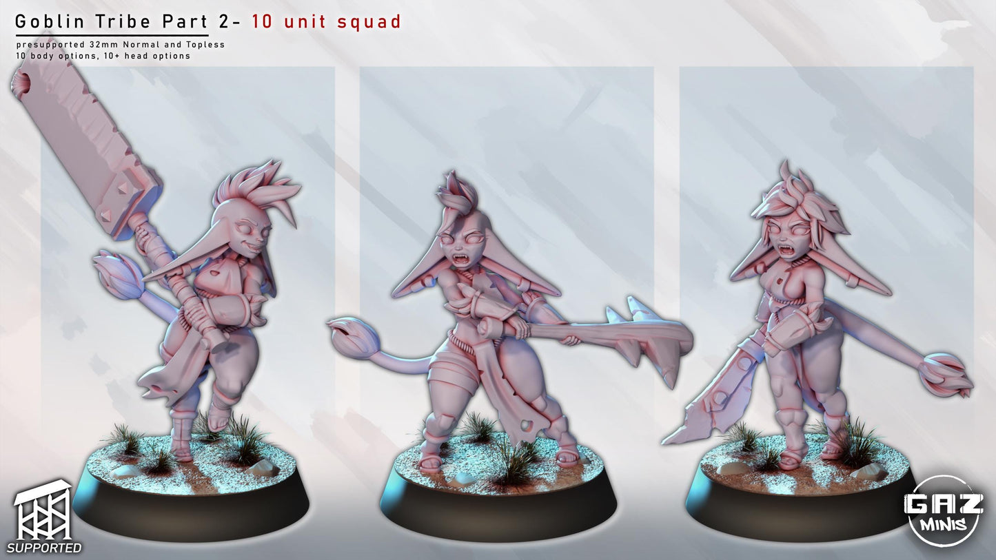Cave Tribe | NSFW Option | Medium | 32mm | Gaz Minis | Dungeons and Dragons | TTRPG | Miniature