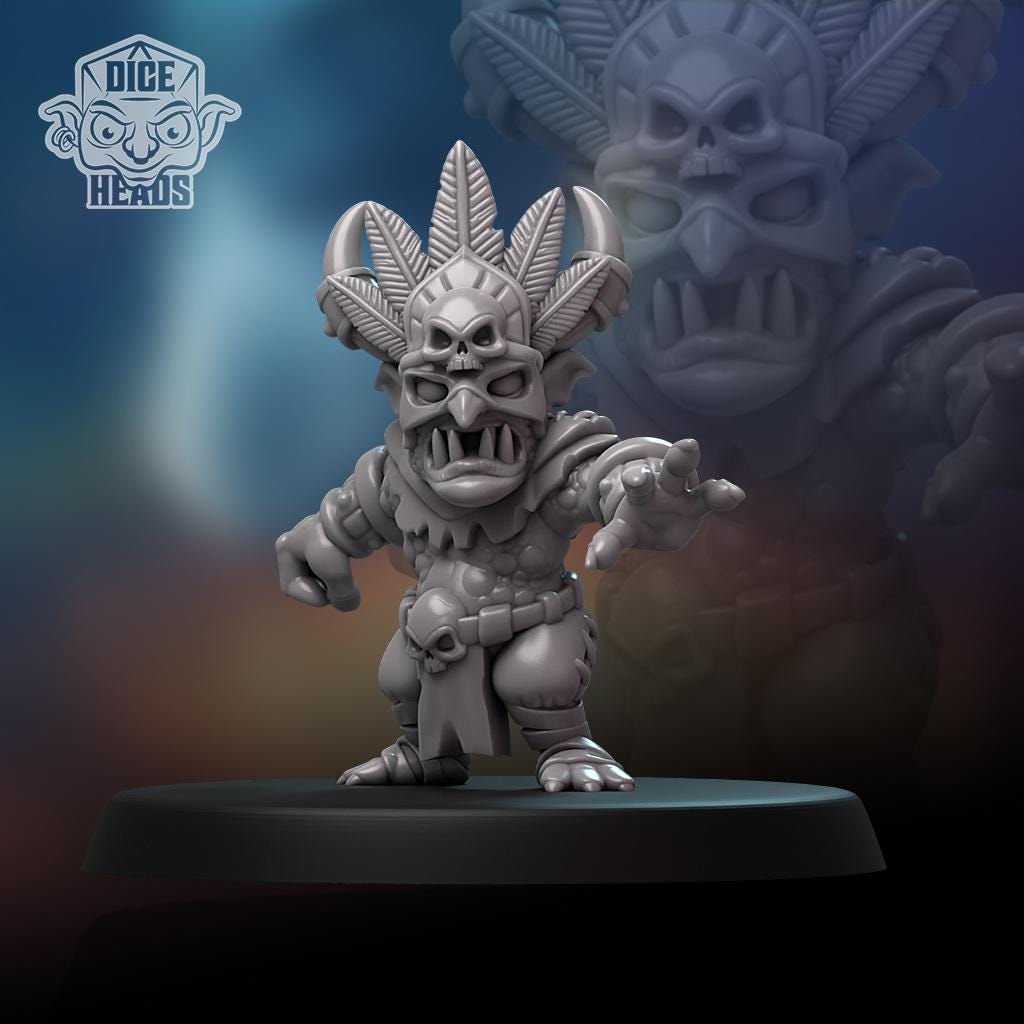 Ry'Lah Renegades | Chaos Team | 15 Models | Fantasy Football | Dice Heads | Call of Cthulhu themed team